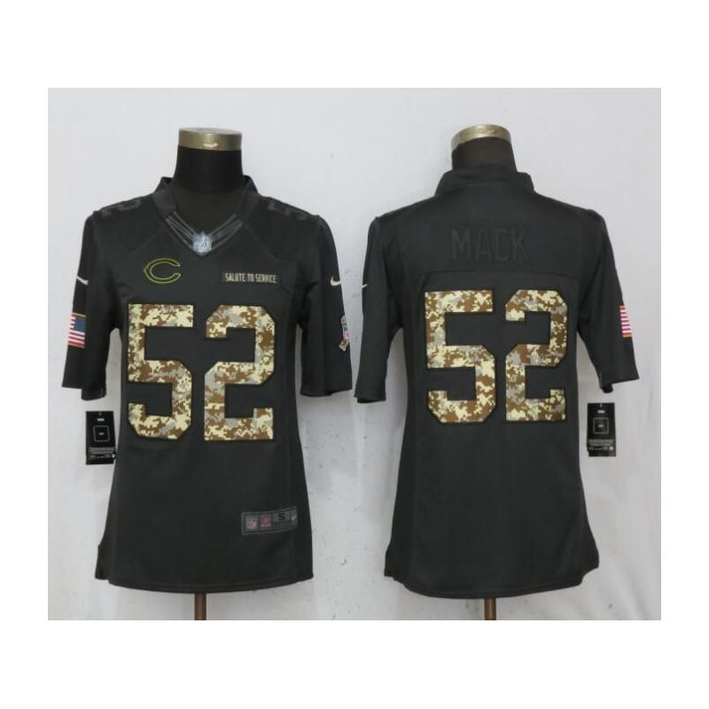 Cheap Khalil Mack Bears Salute To Service Jersey From China #52