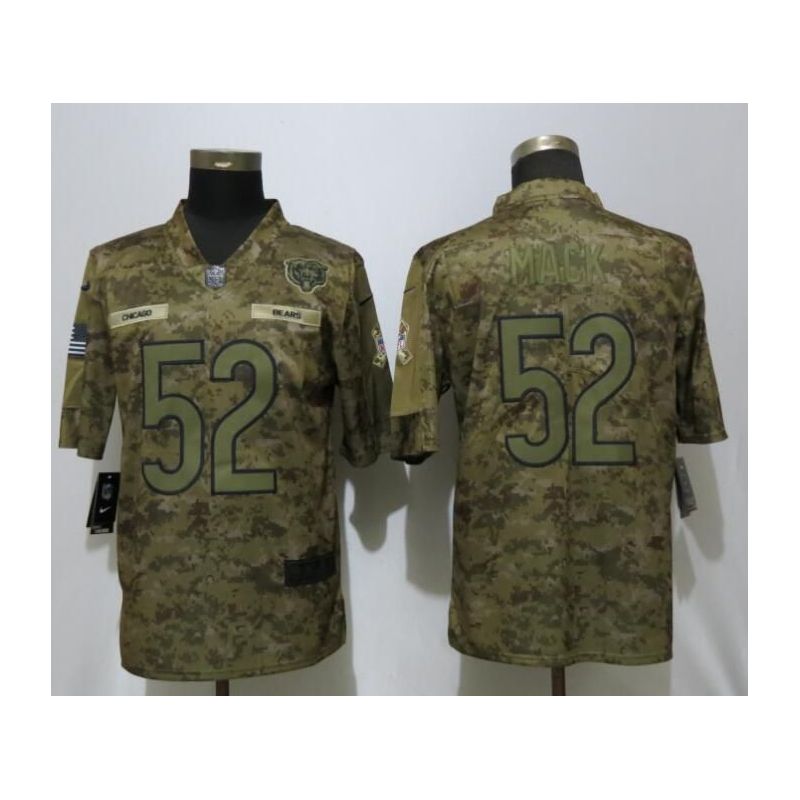 Cheap Khalil Mack Bears Salute To Service Jersey From China #52