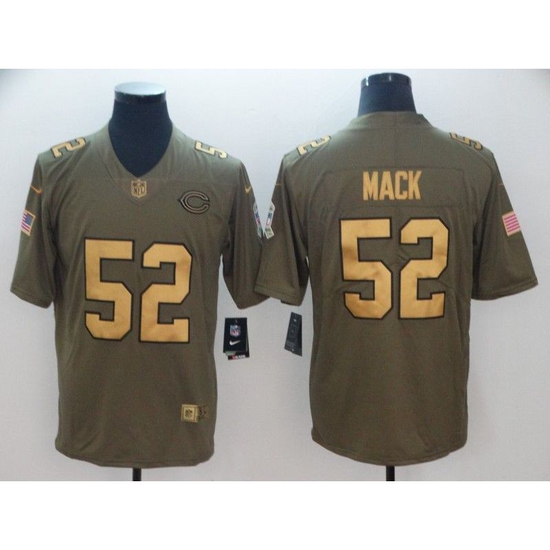 Cheap Khalil Mack Bears Salute To Service Jersey From China #52