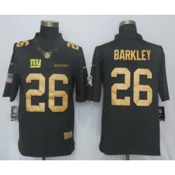 Cheap Saquon Barkley Giants Jersey From China Salute To Service #26