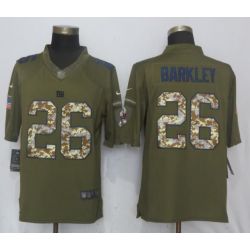 Cheap Saquon Barkley Giants Jersey From China Salute To Service #26