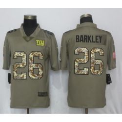 Cheap Saquon Barkley Giants Jersey From China Salute To Service #26