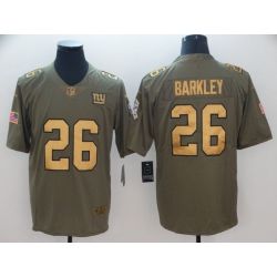 Cheap Saquon Barkley Giants Jersey From China Salute To Service #26