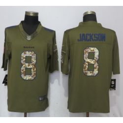 Cheap Lamar Jackson Ravens Jersey From China Salute To Service #8