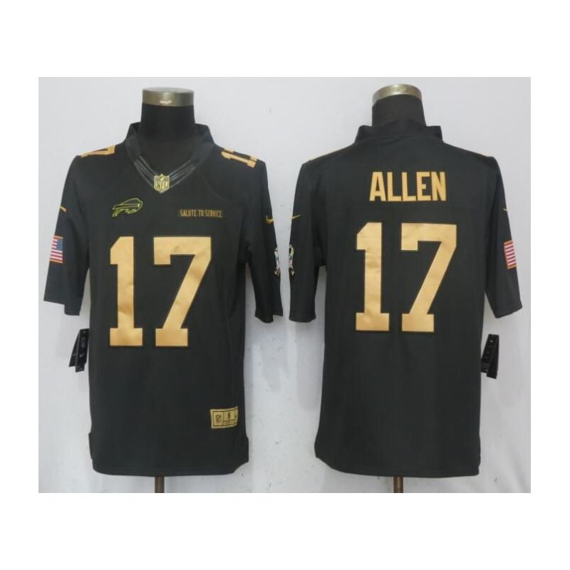 Cheap Josh Allen Bills Jersey From China Salute To Service #17