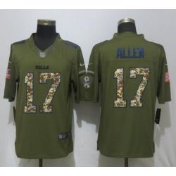 Cheap Josh Allen Bills Jersey From China Salute To Service #17