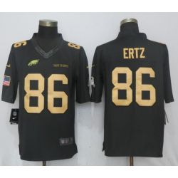 Cheap Zach Ertz Eagles Jersey From China Salute To Service #86