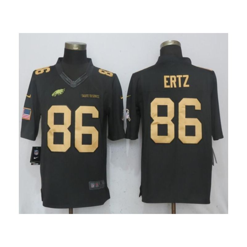 Cheap Zach Ertz Eagles Jersey From China Salute To Service #86