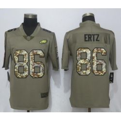 Cheap Zach Ertz Eagles Jersey From China Salute To Service #86