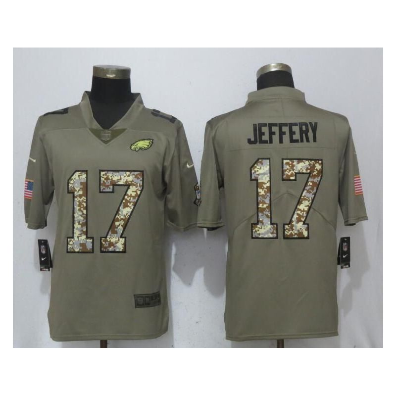 Cheap Alshon Jeffery Eagles Jersey From China Salute To Service #17