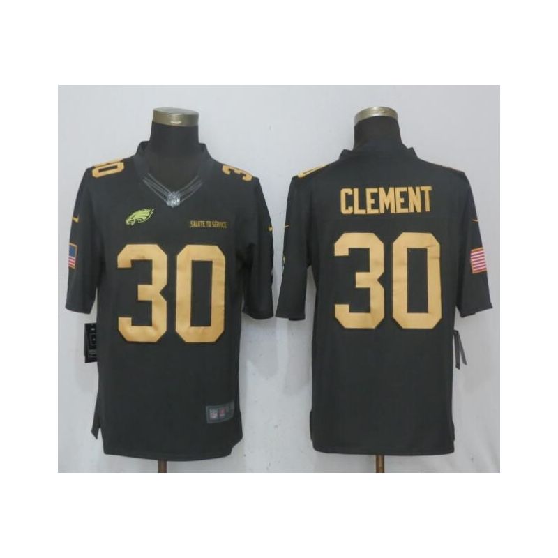 Cheap Corey Clement Eagles Jersey From China Salute To Service #30