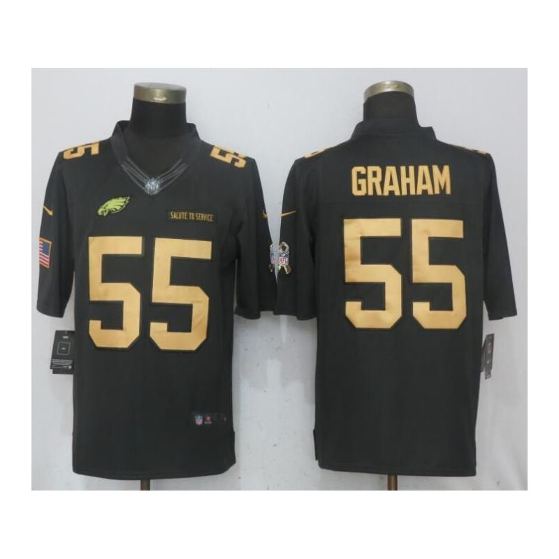 Cheap Brandon Graham Eagles Jersey From China Salute To Service #55