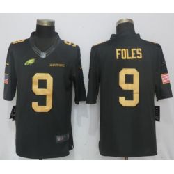 Cheap Nick Foles Eagles Jersey From China Salute To Service #9