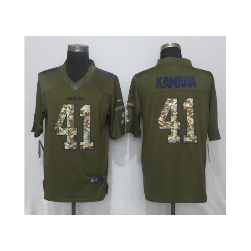 Cheap Alvin Kamara Saints Jersey From China Salute To Service #41