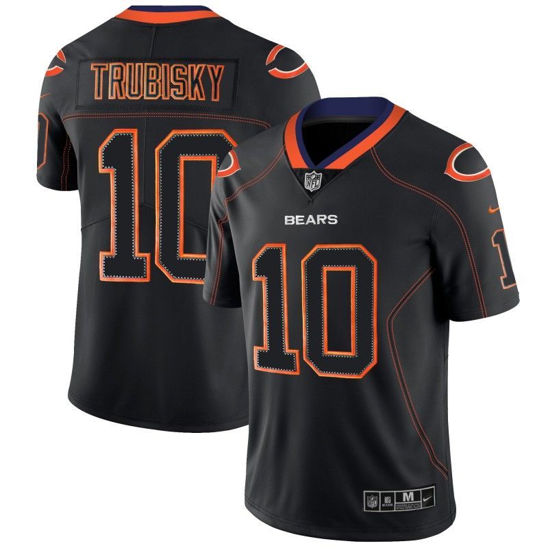 Cheap Mitchell Trubisky Bears Jersey From China Black #10