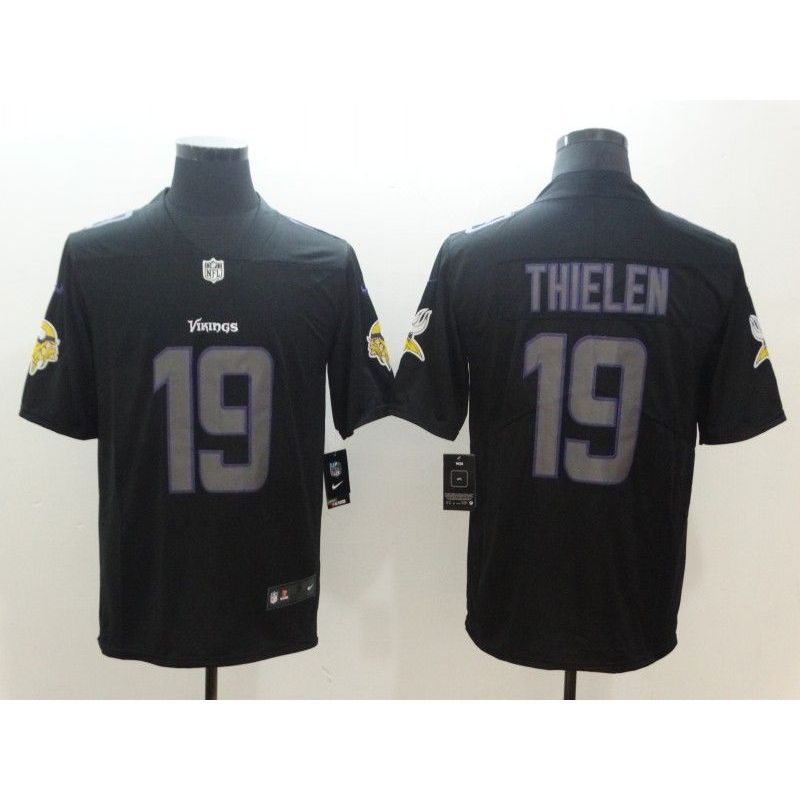 Cheap Adam Thielen Vikings Jersey From China Black #19