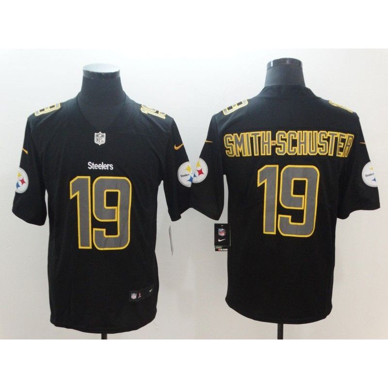 Cheap JuJu Smith-Schuster Steelers Jersey From China Black #19