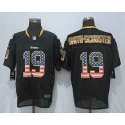 Cheap JuJu Smith-Schuster Steelers Jersey From China Black #19