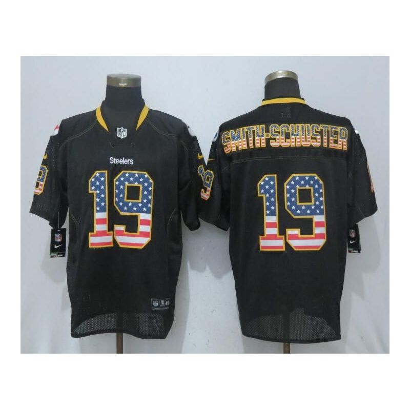 Cheap JuJu Smith-Schuster Steelers Jersey From China Black #19