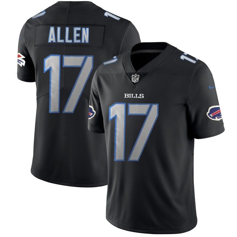 Cheap Josh Allen Bills Jersey From China Black #17