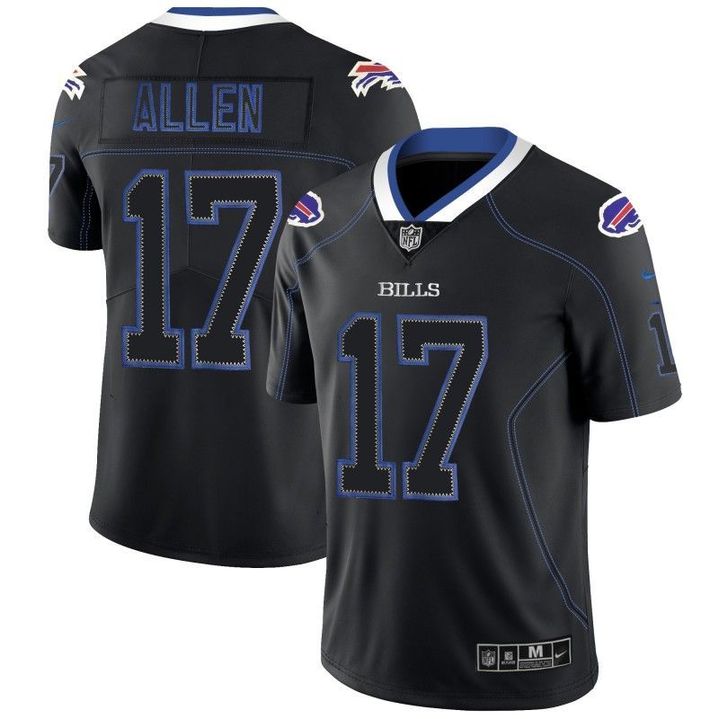 Cheap Josh Allen Bills Jersey From China Black #17