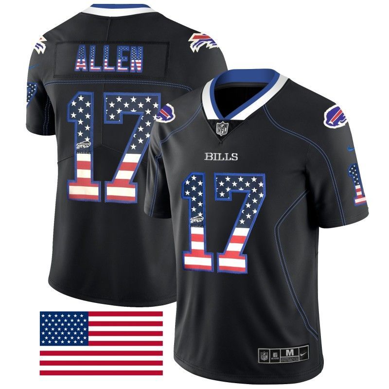 Cheap Josh Allen Bills Jersey From China Black #17