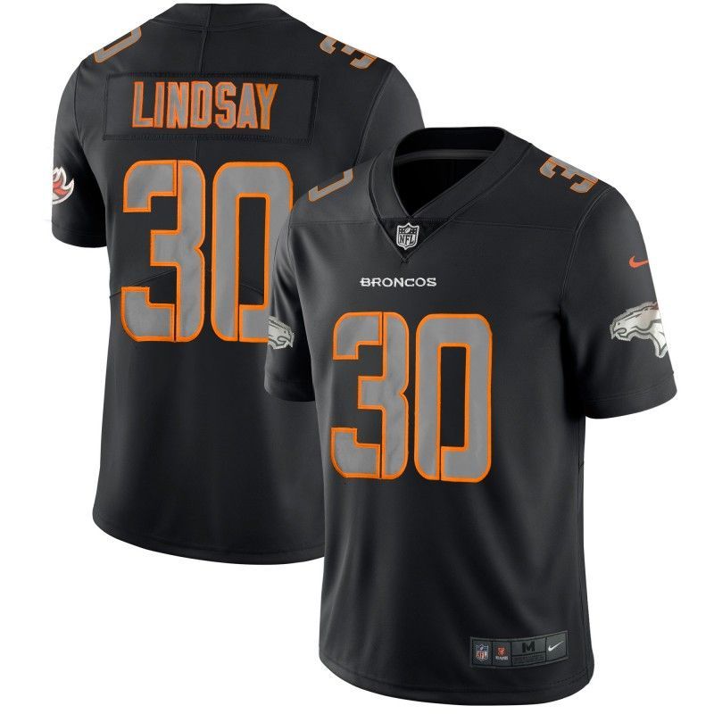 Cheap Phillip Lindsay Broncos Jersey From China Black #30