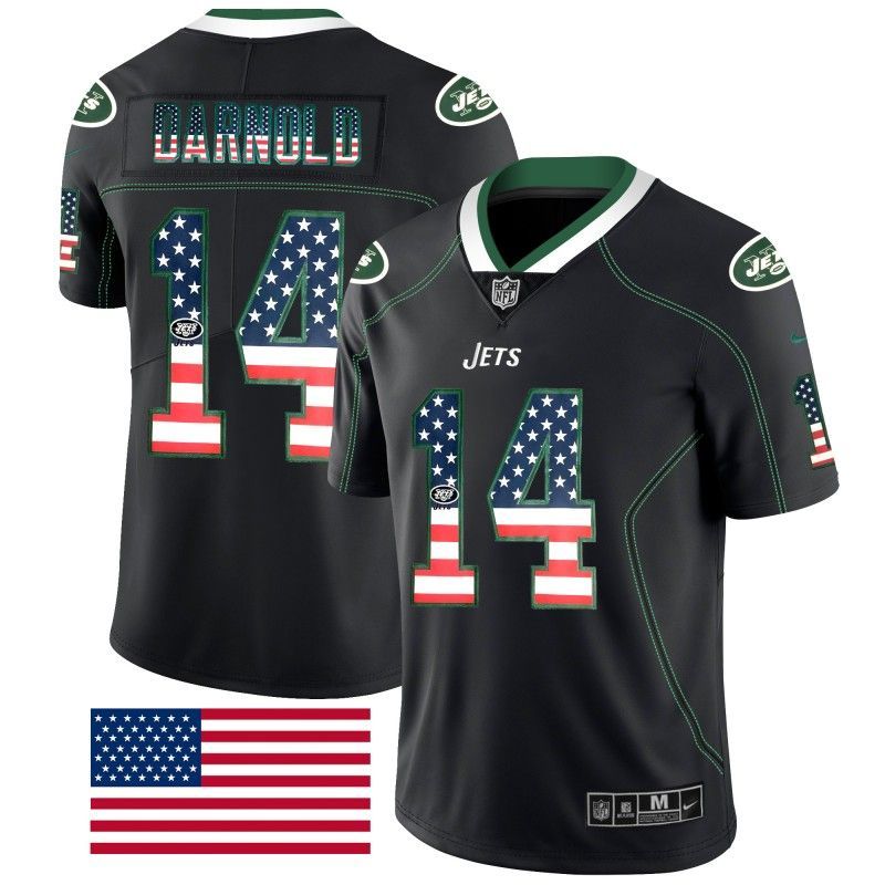 Cheap Sam Darnold Jets Jersey From China Black #14