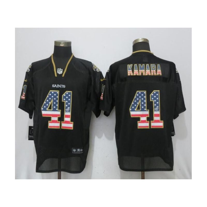 Cheap Alvin Kamara Saints Jersey From China Black #41