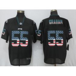 Cheap Brandon Graham Eagles Jersey From China Black #55