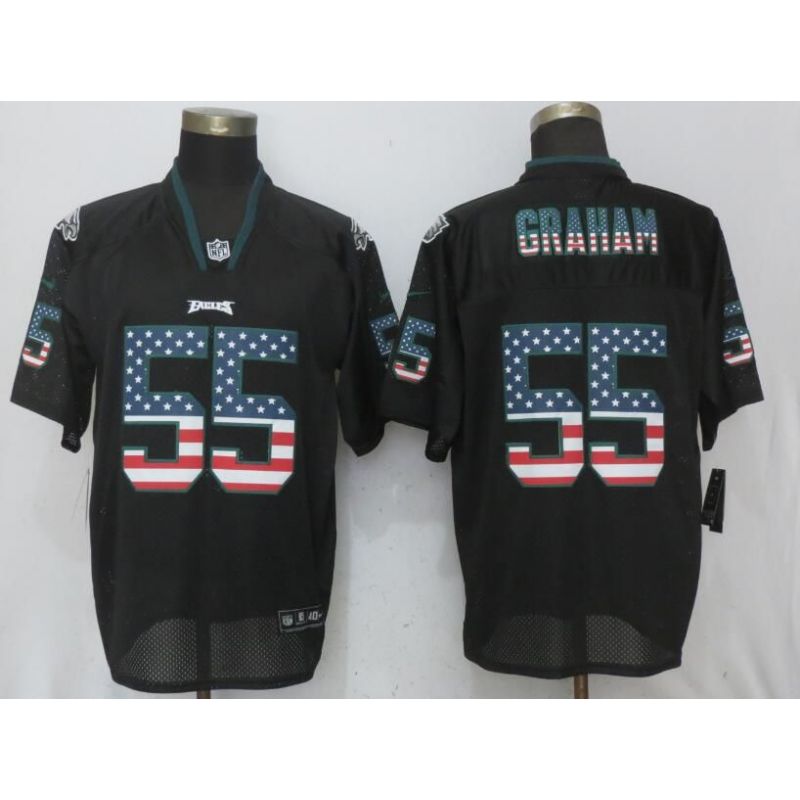 Cheap Brandon Graham Eagles Jersey From China Black #55