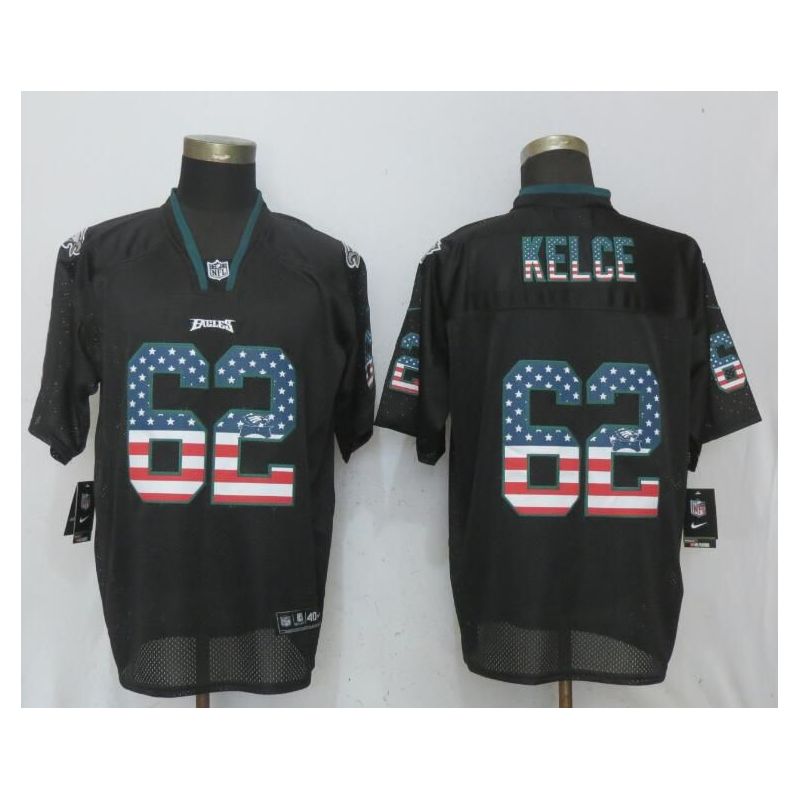 Cheap Jason Kelce Eagles Jersey From China Black #62