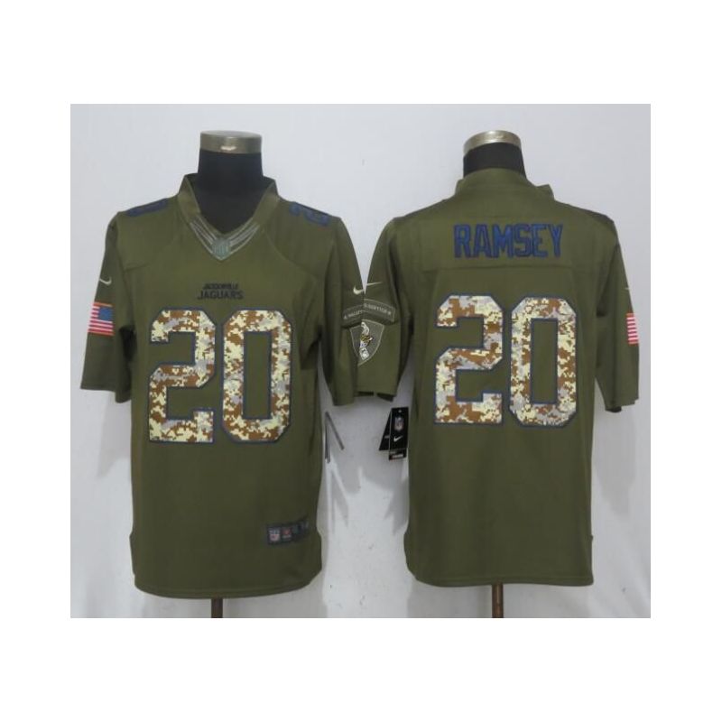 Cheap Jalen Ramsey Jaguars Jersey From China Salute To Service #20