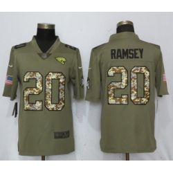 Cheap Jalen Ramsey Jaguars Jersey From China Salute To Service #20