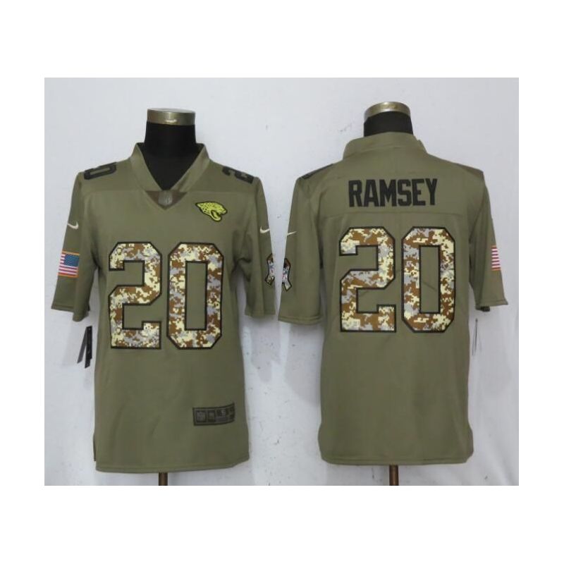 Cheap Jalen Ramsey Jaguars Jersey From China Salute To Service #20