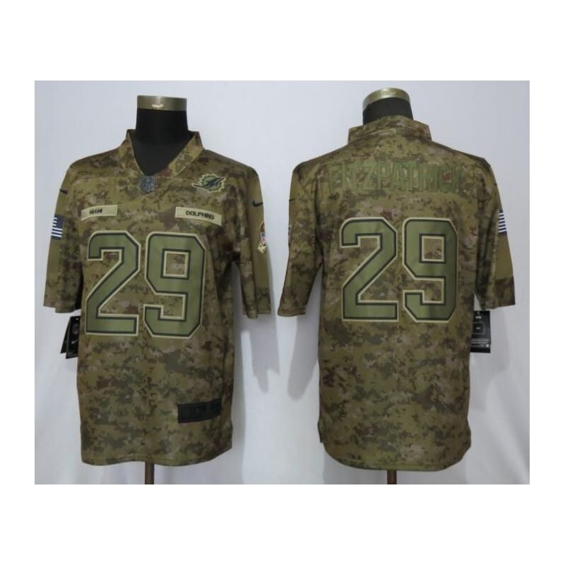 Cheap Minkah Fitzpatrick Dolphins Jersey From China Salute To Service #29