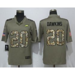 Cheap Brian Dawkins Eagles Jersey From China Salute To Service #20