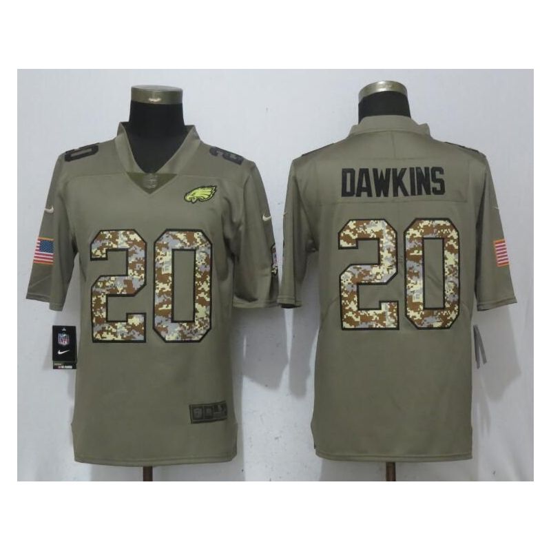 Cheap Brian Dawkins Eagles Jersey From China Salute To Service #20