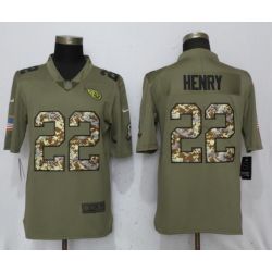 Cheap Derrick Henry Titans Jersey From China Salute To Service #22