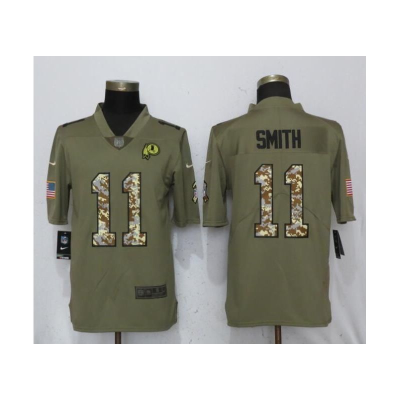 Cheap Alex Smith Redskins Jersey From China Salute To Service #11