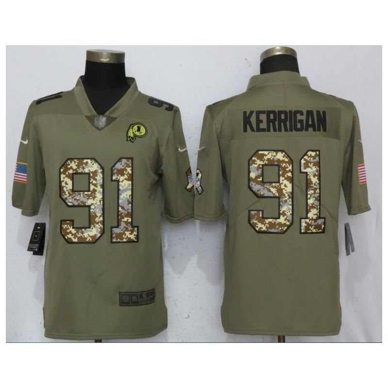 Cheap Ryan Kerrigan Redskins Jersey From China Salute To Service #91