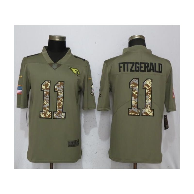 Cheap Larry Fitzgerald Cardinals Jersey From China Salute To Service #11