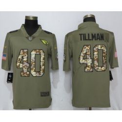 Cheap Pat Tillman Cardinals Jersey From China Salute To Service #40