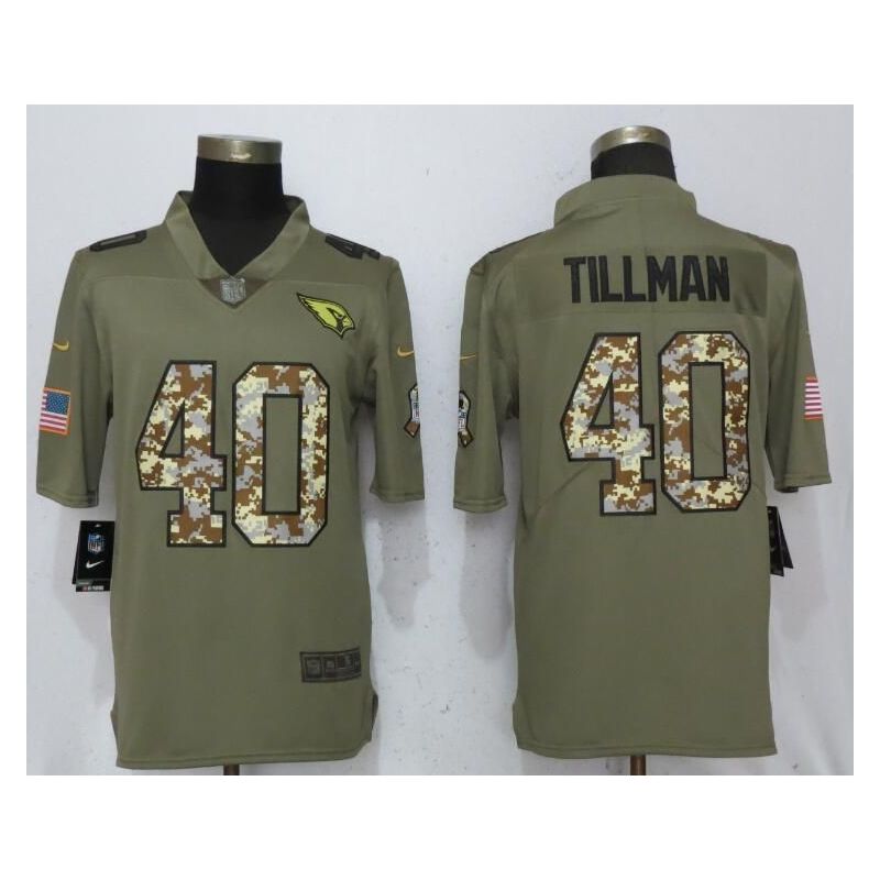 Cheap Pat Tillman Cardinals Jersey From China Salute To Service #40