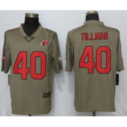 Cheap Pat Tillman Cardinals Jersey From China Salute To Service #40