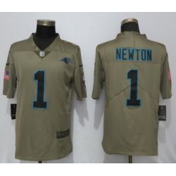 Cheap Cam Newton Panthers Jersey From China Salute To Service #1