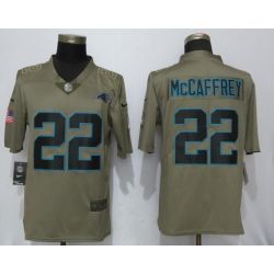 Cheap Christian McCaffrey Panthers Jersey From China Salute To Service #22