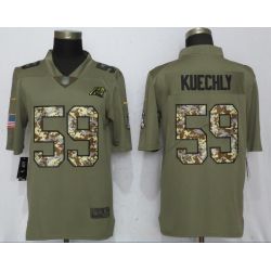 Cheap Luke Kuechly Panthers Jersey From China Salute To Service #59