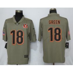 Cheap AJ Green Bengals Jersey From China Salute To Service #18