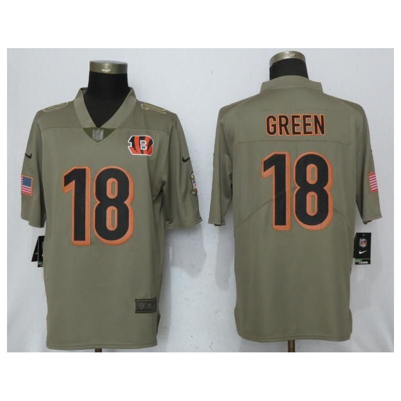 Cheap AJ Green Bengals Jersey From China Salute To Service #18